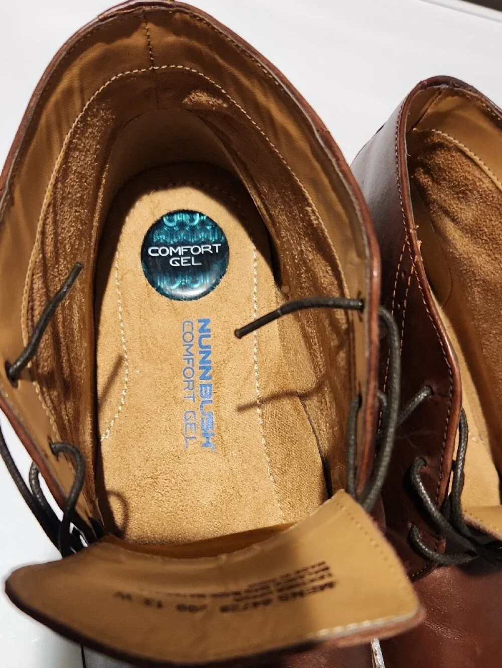 Nunn Bush Dark Brown Leather Chukka Boots
